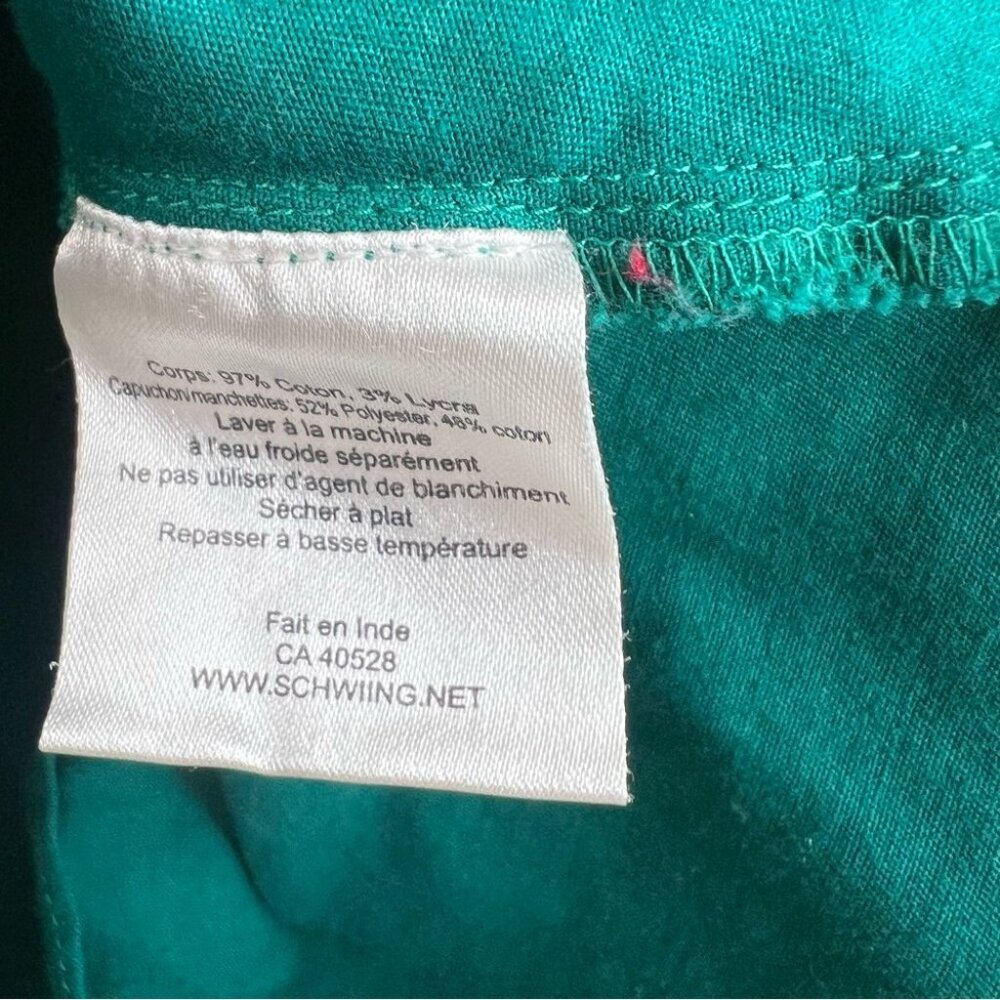 Schwiing blazer jacket coat sweater zip up green Elegant Teal Women's Blazer - Picture 12 of 15